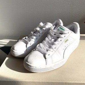 Puma Basket Classic Women’s 5.5 white leather